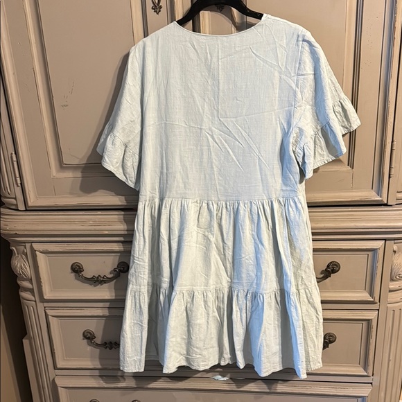 Universal Thread Blue Tiered Ruffled Sundress - Picture 5 of 5